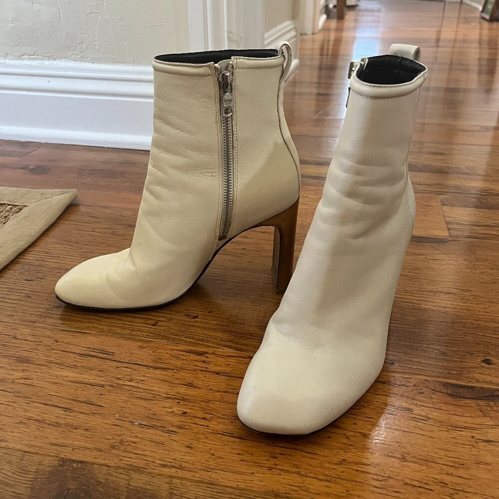 Rag & Bone Ellis Boots, Ivory